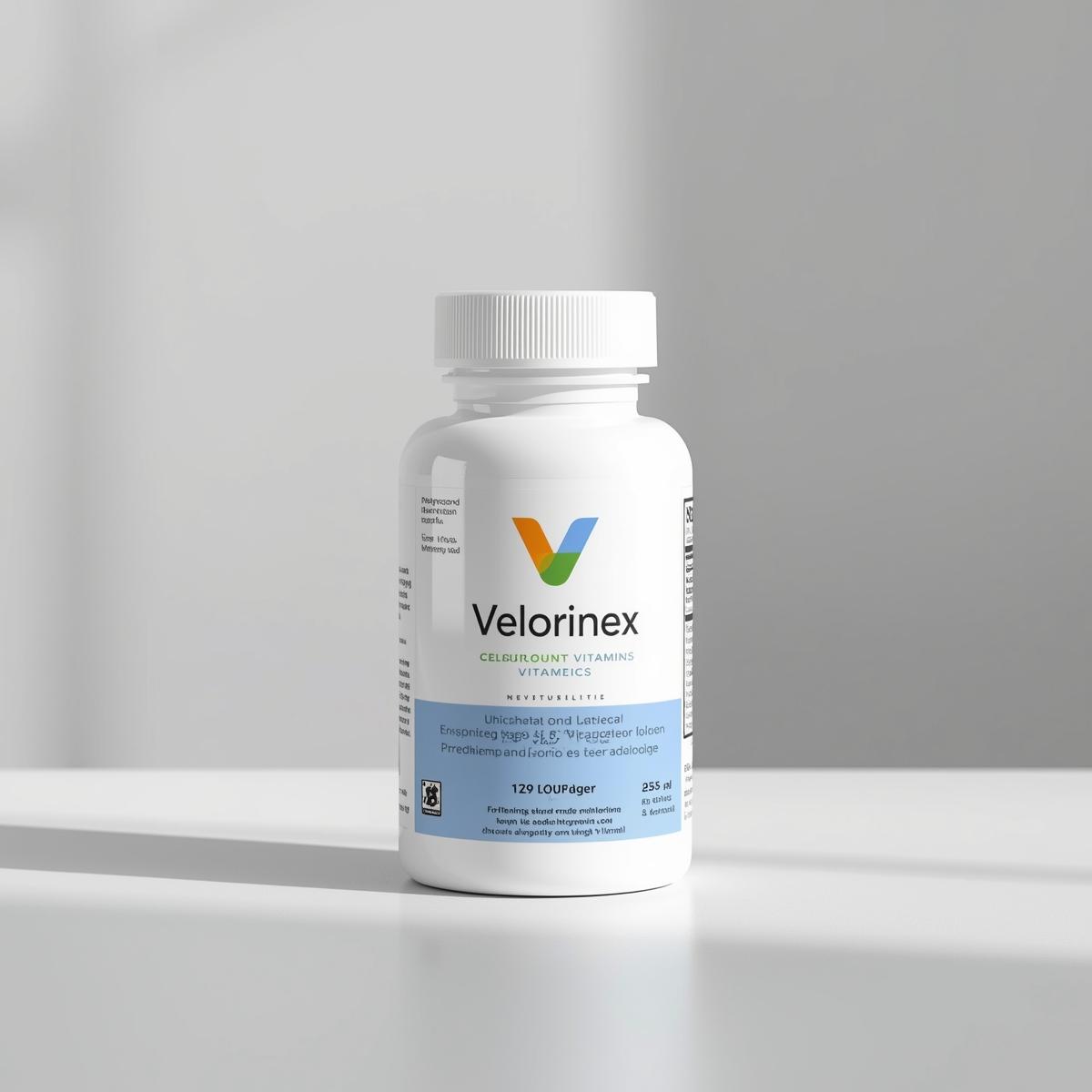 Velorinex natural daily balance complex — product packaging and capsules